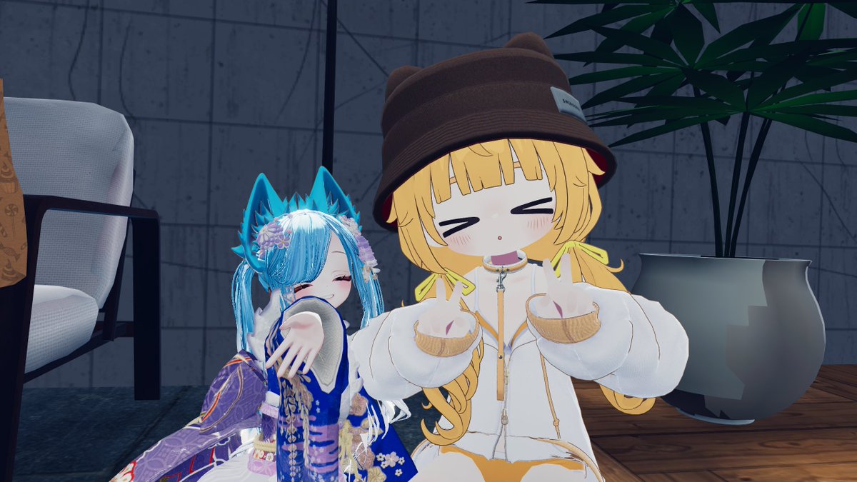 usami_YVRC0801's tweet photo. 夏営業1発目いってきました！
みんなかわいいぜ！！
このイベントだけは通い続ける...！
 #VRCにゃーとぴあ https://t.co/XDEPVu3up1