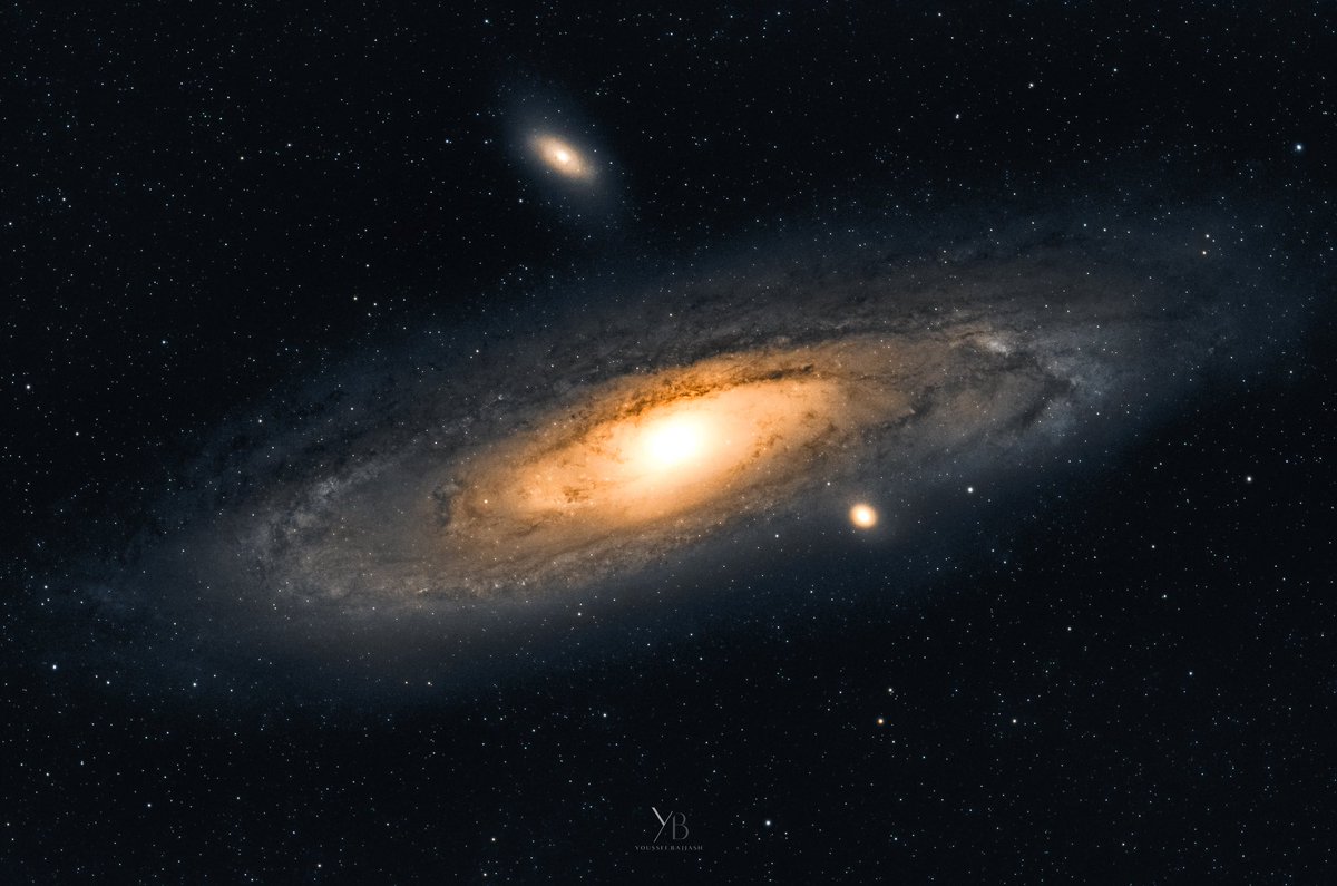 youssef_bajjash's tweet photo. مجرة أندروميدا من تصويري وثاني محاولاتي 🌌 

حصيلة 5 ساعات تصوير وأكثر من 3 ساعات معالجة.
التقطتها أواخر 2024 من موقع يبعد نحو 280 كم شمال مكة، وهي ثاني نتيجة لي في تصوير السماء العميق

سعيد جدا بالنتيجة والقادم احلا بإذن الله https://t.co/uOKTxBXqHH