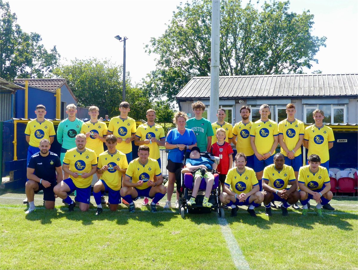 AshtonAthletic's tweet photo. 👕 2026/27 Kit Sponsor @JosephsGoal 

The club are very proud to be partnering with Joseph’s Goal as our Home and Away Kit Sponsor for the season. 

A massive thank you to everyone at Joseph’s Goal for supporting the club. 💛💙

Joseph’s Goal is a fantastic local charity dedicated to raising awareness of NKH... for more details visit https://t.co/6endt2SZoR

We’re honoured to have them as part of our journey this season and look forward to supporting their incredible work. 👏