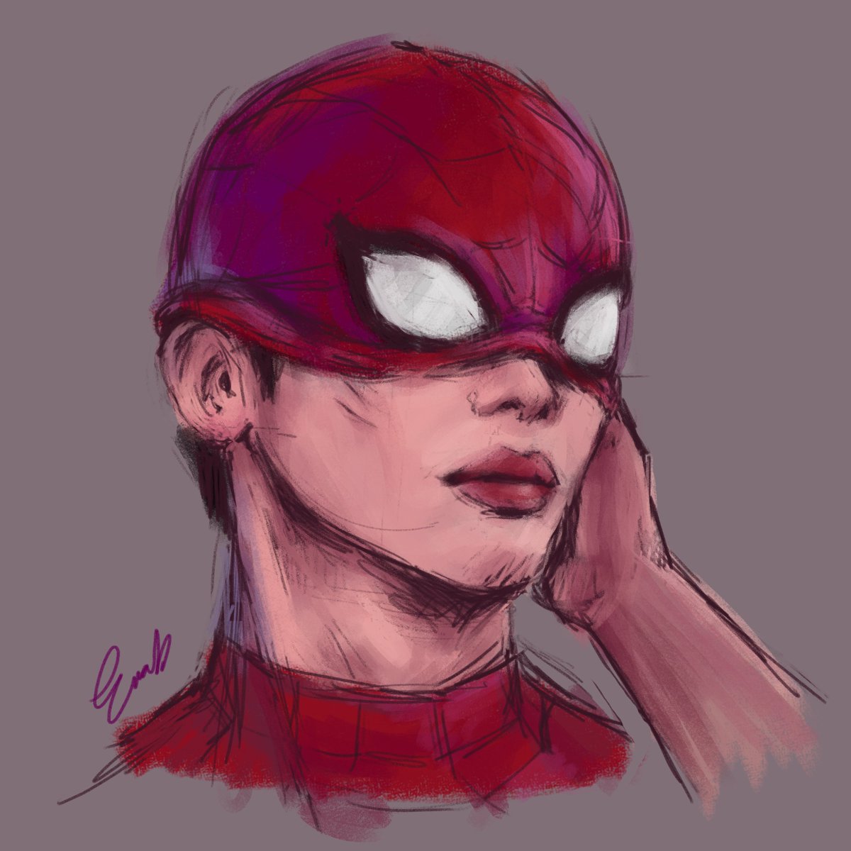 Eli_lvr's tweet photo. Peter...🥲🍓

Spider-man fever I had to draw right away 🥹 (bet you didn't see this coming) https://t.co/qn87CTh5o7