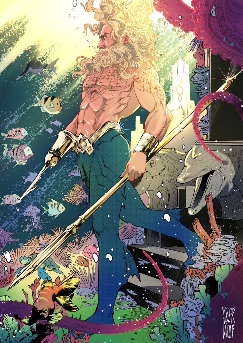 alberwolf_arte's tweet photo. Guardian of the Deep by AlberWolf
The King of Atlantis rises where the ocean is strongest.
Personal fan art inspired by one of DC's most iconic heroes. Long live the King of Atlantis!
#ComicBookArtist #ComicArt #ComicBookArt #MarvelComics #DCComics
#SequentialArt #ComicCover https://t.co/mWPbEWcuF8