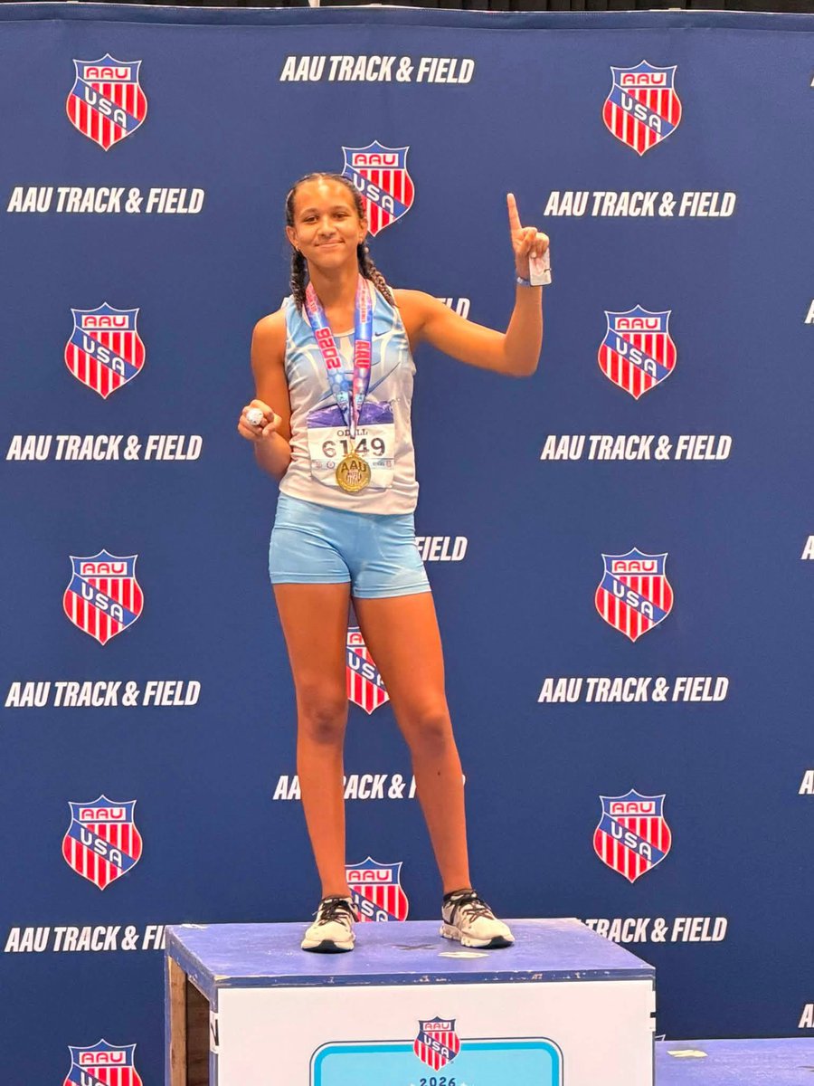 SiegelMiddle's tweet photo. Aubrey Odell is a Jr. Olympian Pentathlon Champion! 🏆 https://t.co/g6Oo2yovC5