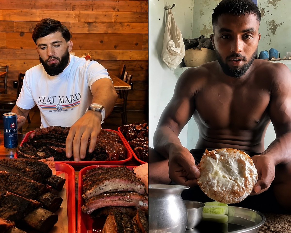 pritamtupe09's tweet photo. Beef Vs Desi Ghee 🤔 

Which diet do you prefer 

Arman 🥩                                        Ankit 🐄🧈 https://t.co/ZxktNTUfM3