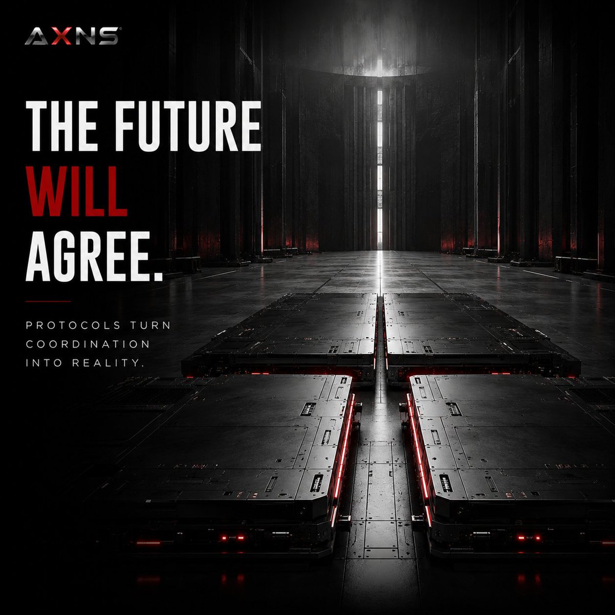 Axnsprotocol's tweet photo. The future won't be built by isolated systems, but by coordinated, communicating systems moving forward together. Protocols turn shared rules into shared action. The future will agree. 
https://t.co/TvsLQX5bxQ
#AXNS #TheFutureWillAgree #Protocol #DigitalInfrastructure https://t.co/8if4nN9Wsj