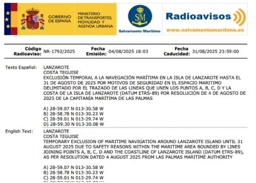 CorruptSanchez's tweet photo. Our psycopath president has bunkered himself in his summer luxury villa and issued a TOTAL NAVIGATION BAN 3.3km near the coast. For the sake of comparison, see that polygon translated to Ceuta Coast, something that has been demanded for years and, to add insult to injury, this last week when Pedro Sanchez was WARNED by 2 independent spanish intelligence agencies.

This is a tolerated invasion used a a smokescreen for spanish public opinion, to incense the world, specially Israel and Mr Trump against us, and to avoid members of his family being jailed for more than 13 years.

He is a thug. He is a psycopath. He has to go.