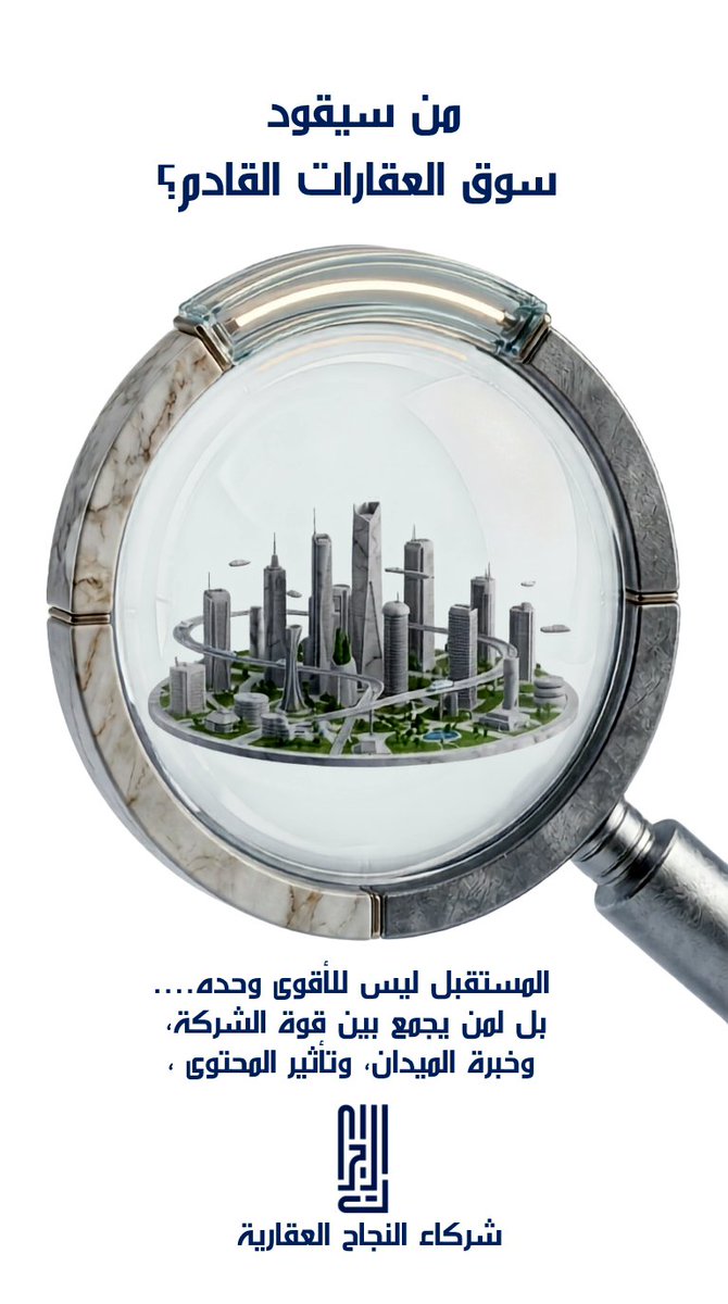 sp2019re's tweet photo. خلال السنوات القادمة… قد لا يكون أكبر لاعب في العقار هو من يملك أكبر رأ�� مال!

هناك قوة جديدة بدأت تغيّر قواعد اللعبة: الثقة.
فمن سيقود السوق العقاري القادم؟

الشركات الكبرى؟ الوسطاء؟ أم صناع المحتوى؟

هذا ما خلصت إليه بعد سنوات من مراقبة هذا السوق… 

تابعوا هذا الثريد

👇 https://t.co/YW44H0ibTx