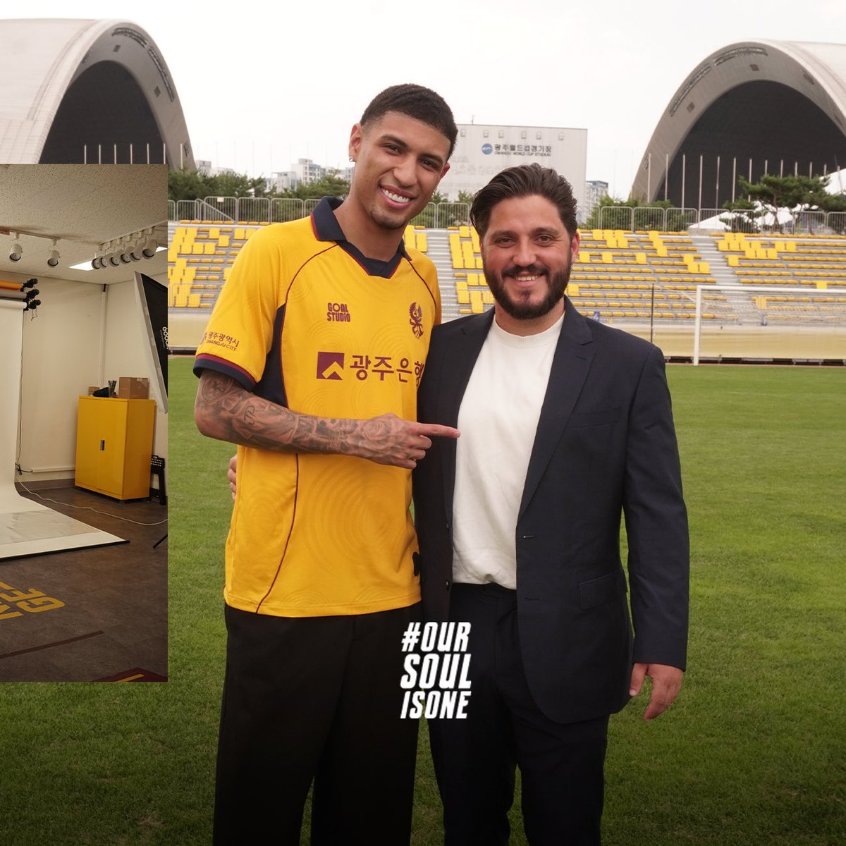 _soccersoul_'s tweet photo. Official. 
João Pedro is a new @gwangju_fc player. 🇰🇷 https://t.co/C0hQyZBEwQ