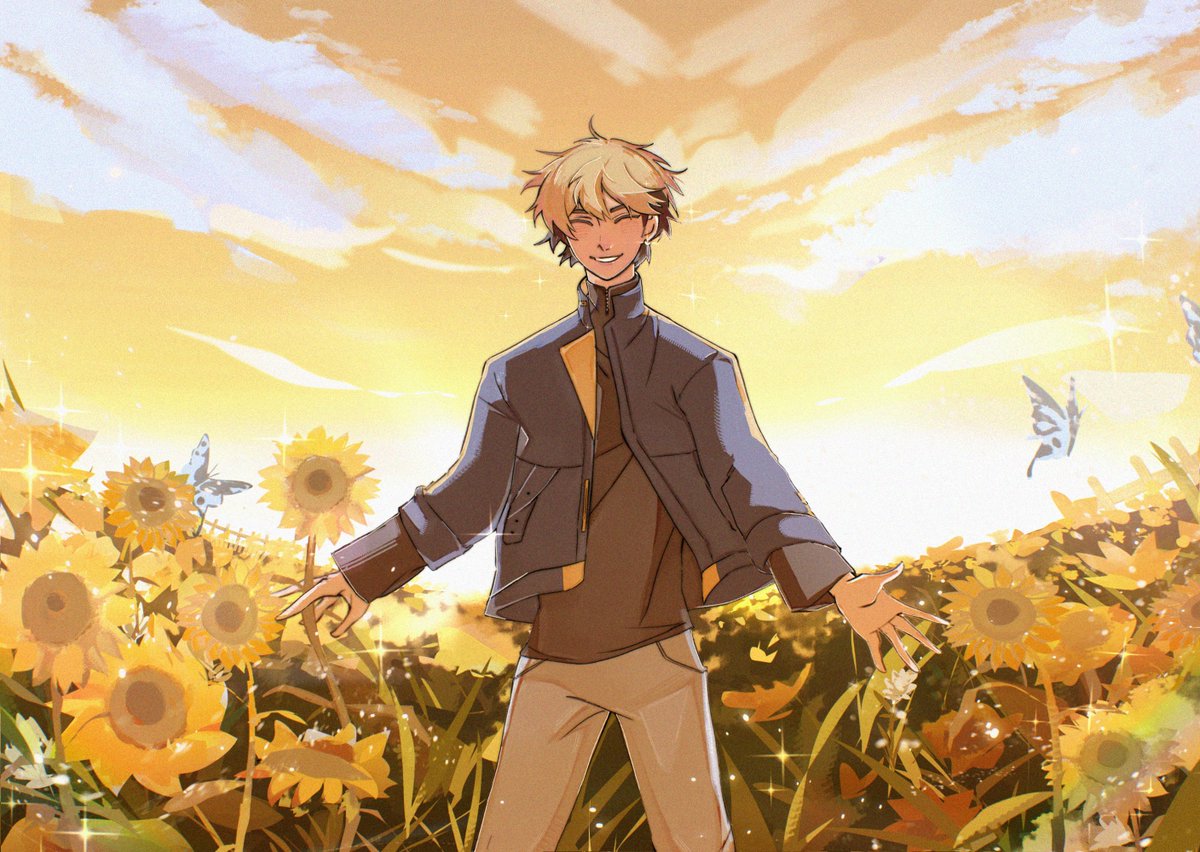 wispirit_'s tweet photo. Late felix birthday art #linkclick #时光代理人 #xiafei https://t.co/Yj0pjWwfan
