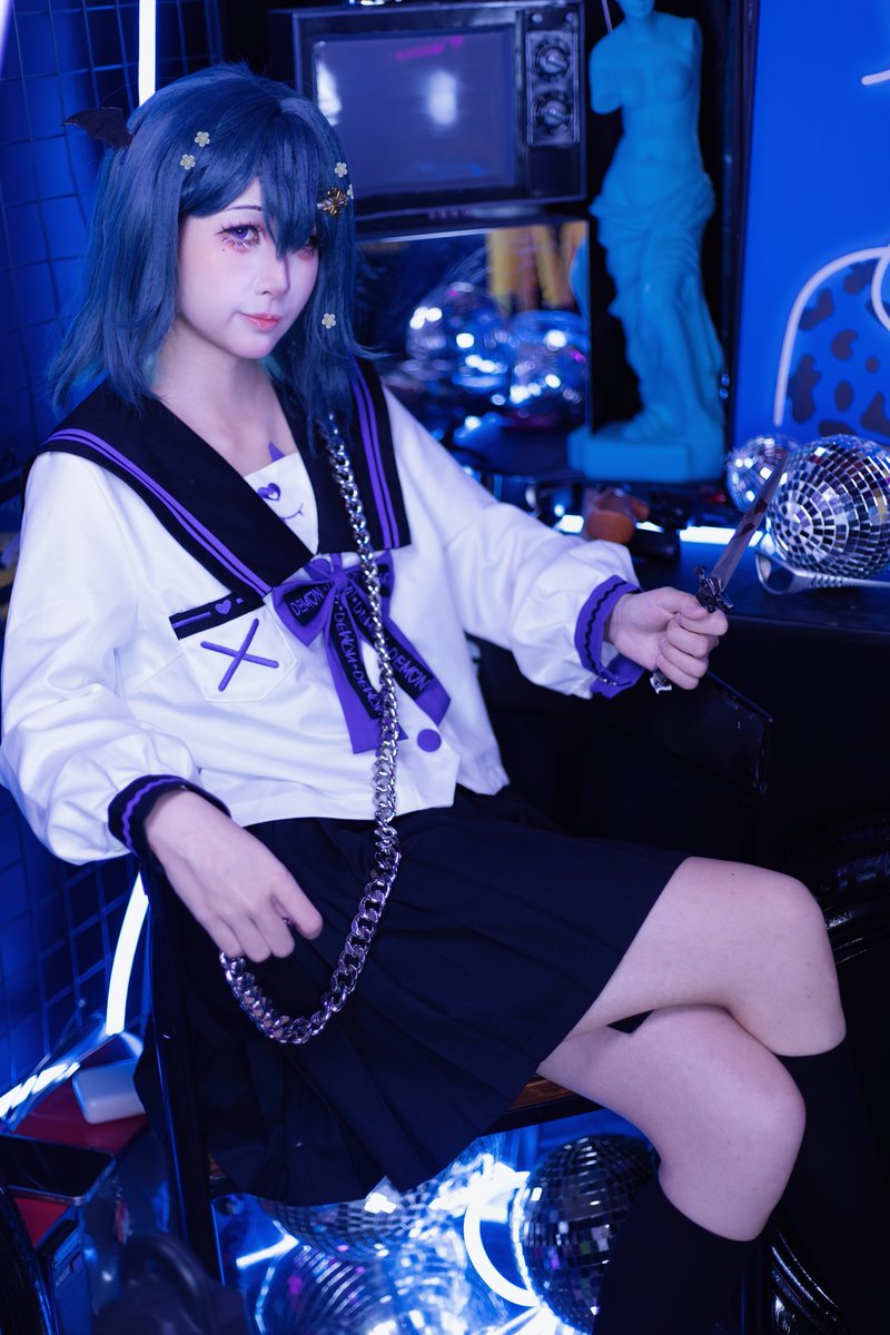 HiiragiharuNena's tweet photo. 『cosplay』
ちょっとeスポーツっぽい感じ！

正主：@shino_nome22
#東雲はる https://t.co/DTkigzJze2