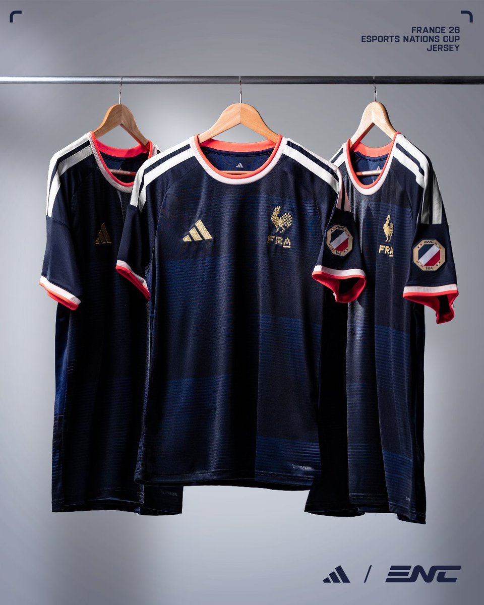 TeamFRA_Esports's tweet photo. Le maillot de l'Équipe de France sera mis en vente prochainement !

Pour être averti de sa sortie :
▶️ https://t.co/fewcMmXFBF https://t.co/PvZThTyoR1