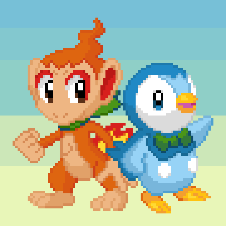 KaosMass's tweet photo. Happy PMD Day!

Don't have much art for it, but here's my Pokemon teams from Explorers and Super Mystery Dungeon.
#MundoMisterioso #mysterydungeon #pixelart @ExplGuild https://t.co/7eu2XzMdmu