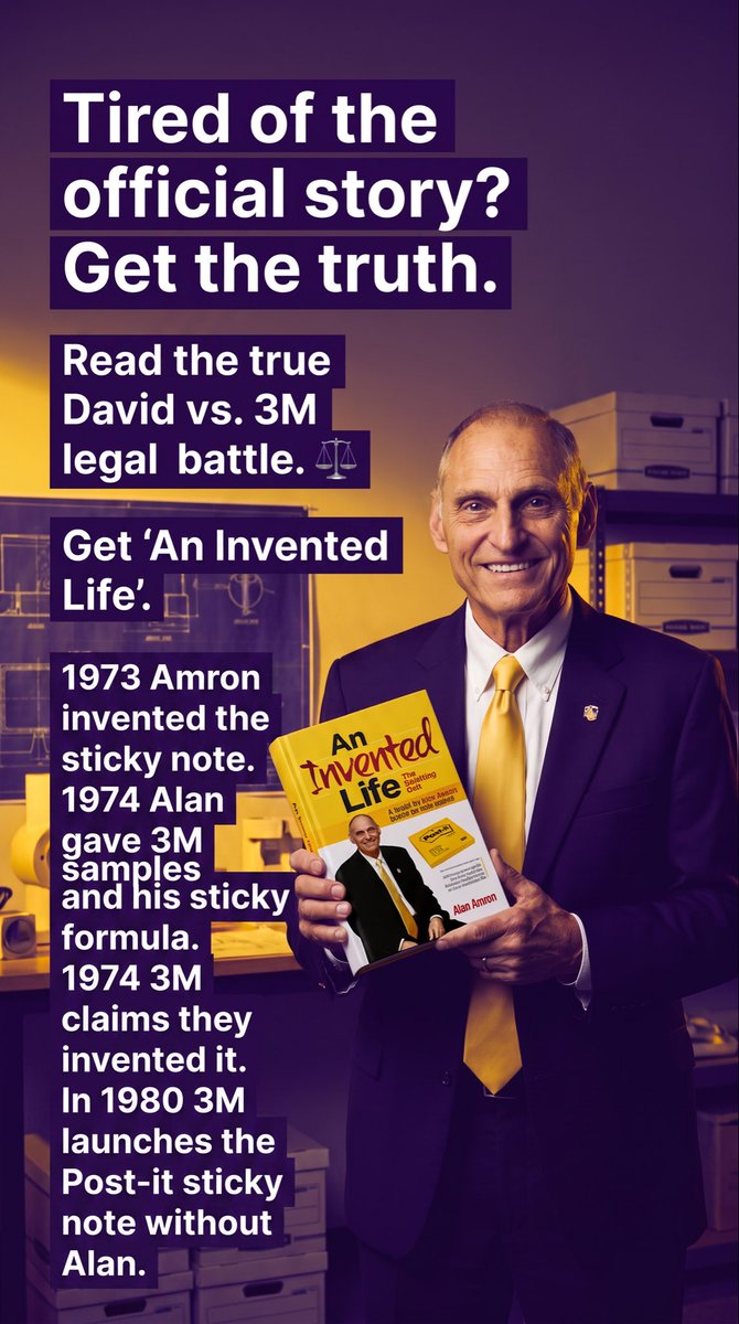 FirstDownLaser's tweet photo. https://t.co/VE6iVlZZxa
#3Mer #inventor #3M #alanamronlegacy #taylorswiftwedding #innovation #memories #postit #marketing #AlanAmron https://t.co/fcCRzqGJbZ