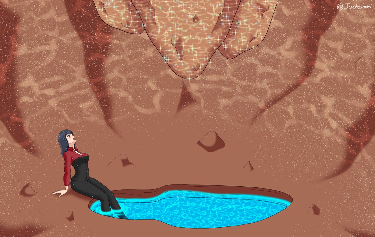 JachamenVE's tweet photo. Cave Explore (Commission 2/2)
#ArtistOnTwitter #digitalart #commissionart #underwater #caveexploring https://t.co/YGATJaYz7M