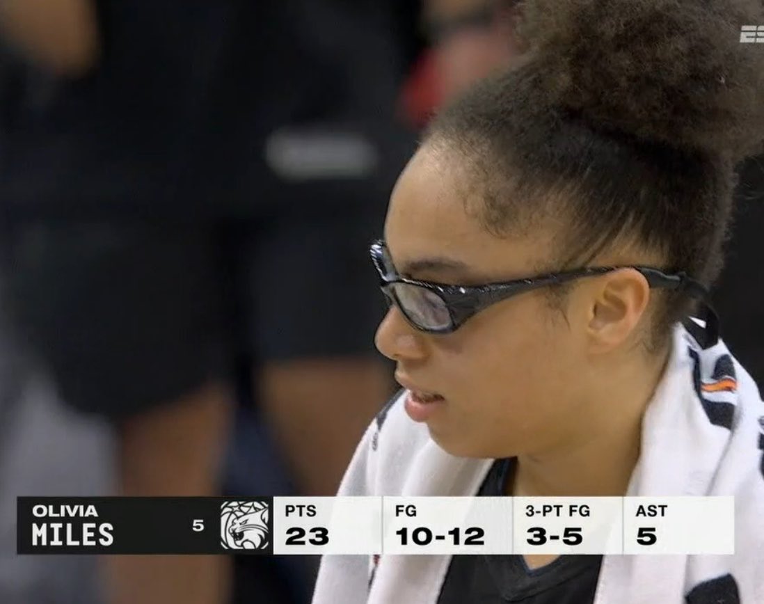 WomensHoops_USA's tweet photo. OLIVIA MILES AT HALFTIME (!!!) https://t.co/jwV5ZpAoSr