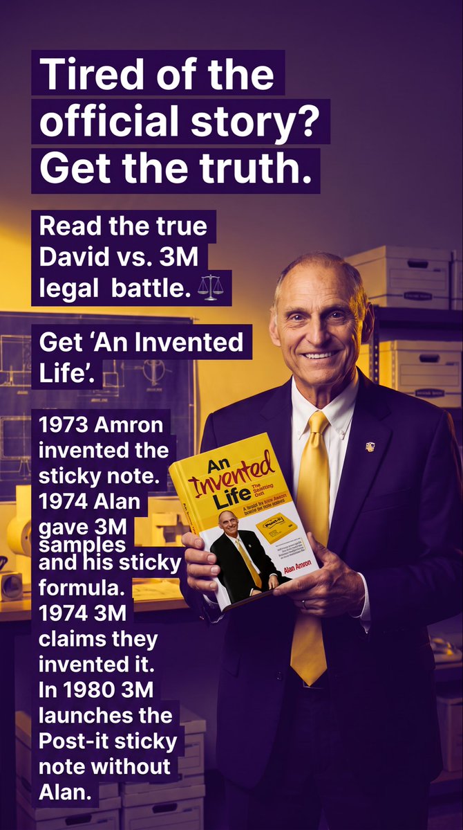 FirstDownLaser's tweet photo. https://t.co/VE6iVlZZxa
#3Mer #inventor #3M #alanamronlegacy #taylorswiftwedding #innovation #memories #postit #marketing #AlanAmron https://t.co/6MLUIQSOkY