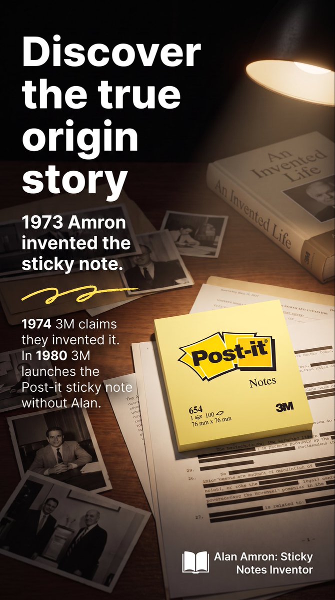 FirstDownLaser's tweet photo. https://t.co/VE6iVlZZxa
#3Mer #inventor #3M #alanamronlegacy #taylorswiftwedding #innovation #memories #postit #marketing #AlanAmron https://t.co/6MLUIQSOkY