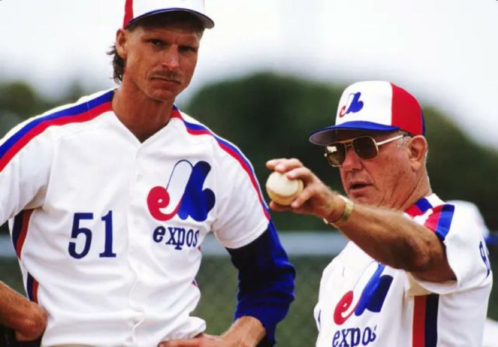 OleTimeHardball's tweet photo. "So Randy, we're gonna trade you for Mark Langston....and then you're gonna win 300 games, 5 Cy Young awards...and throw a ball thru a bird." ~ the Montreal Expos https://t.co/dTz1J4Wcyv