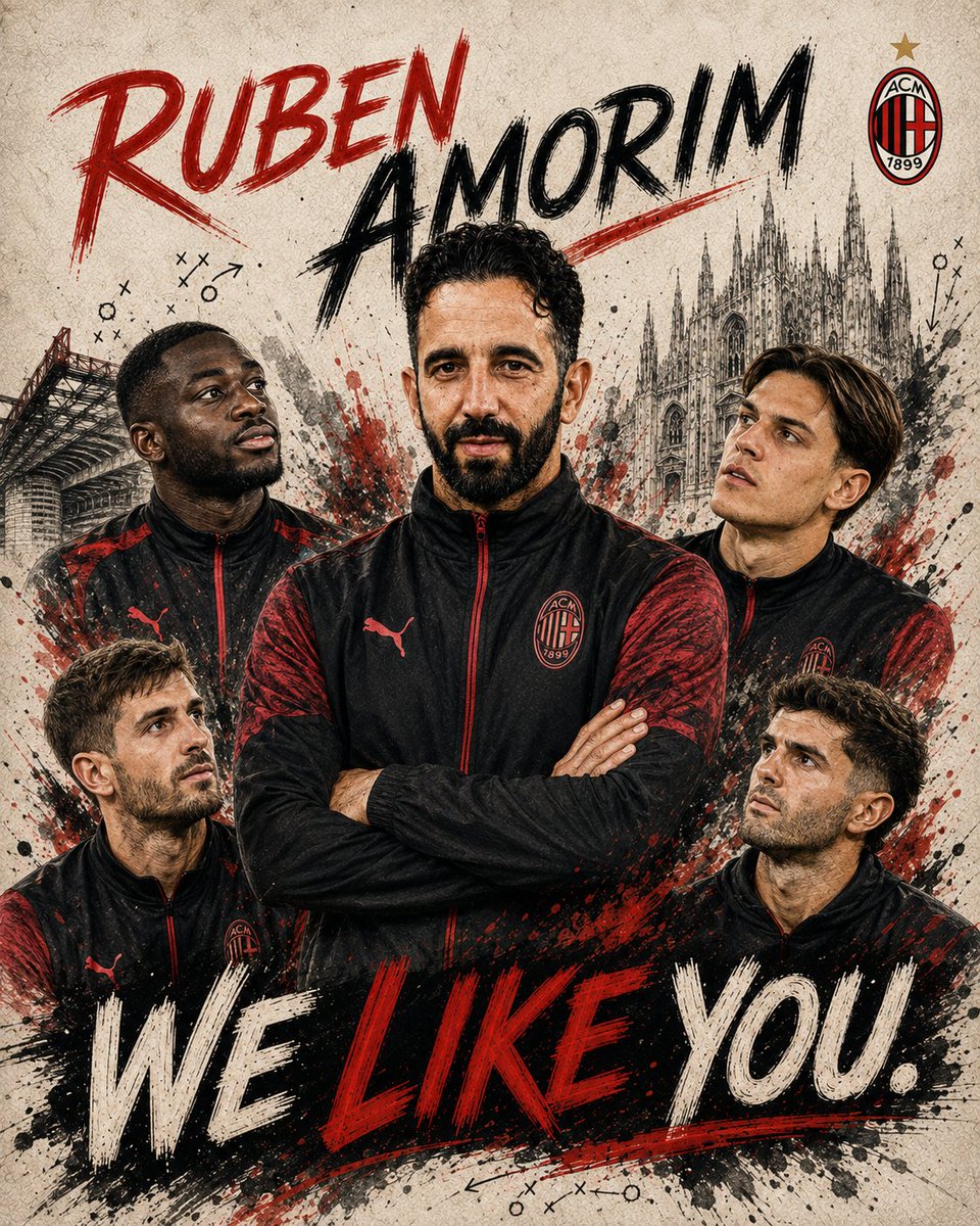 NonEvoluto's tweet photo. L’impatto di Ruben #Amorim sullo spogliatoio rossonero è stato talmente positivo da trasformarsi quasi in un ostacolo per il mercato in uscita. Continuano infatti ad arrivare segnali di forte apprezzamento da parte del gruppo per le sue metodologie, le idee tattiche e la qualità del rapporto umano instaurato fin dal primo giorno. Il “paradosso” è che, oltre a convincere chi è già al centro del progetto, Amorim sta inducendo anche i possibili partenti a riconsiderare il proprio futuro, alimentando la tentazione di giocarsi una nuova chance in rossonero.