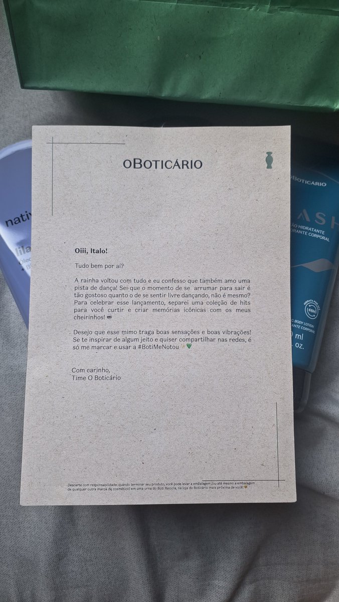 prettieststar1's tweet photo. EU AINDA NÃO ACREDITO! 

Chegooooou! Meu Deus, obrigado @oBoticario vou ficar mais cheiroso pra RAINHA. #BotiMeNotou 

É por isso que amo a marca. https://t.co/jK9M0iODqu