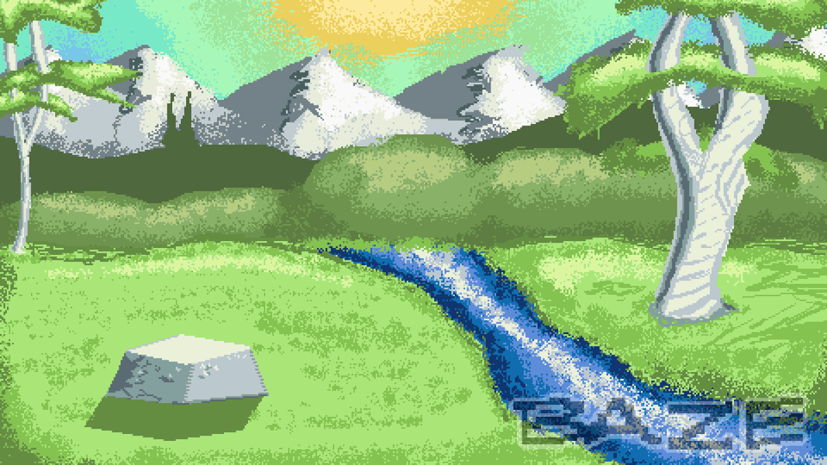 baze_mate's tweet photo. die landschaft (took some inspiration from one of my father's paintings) https://t.co/8fcKdmO5vt
