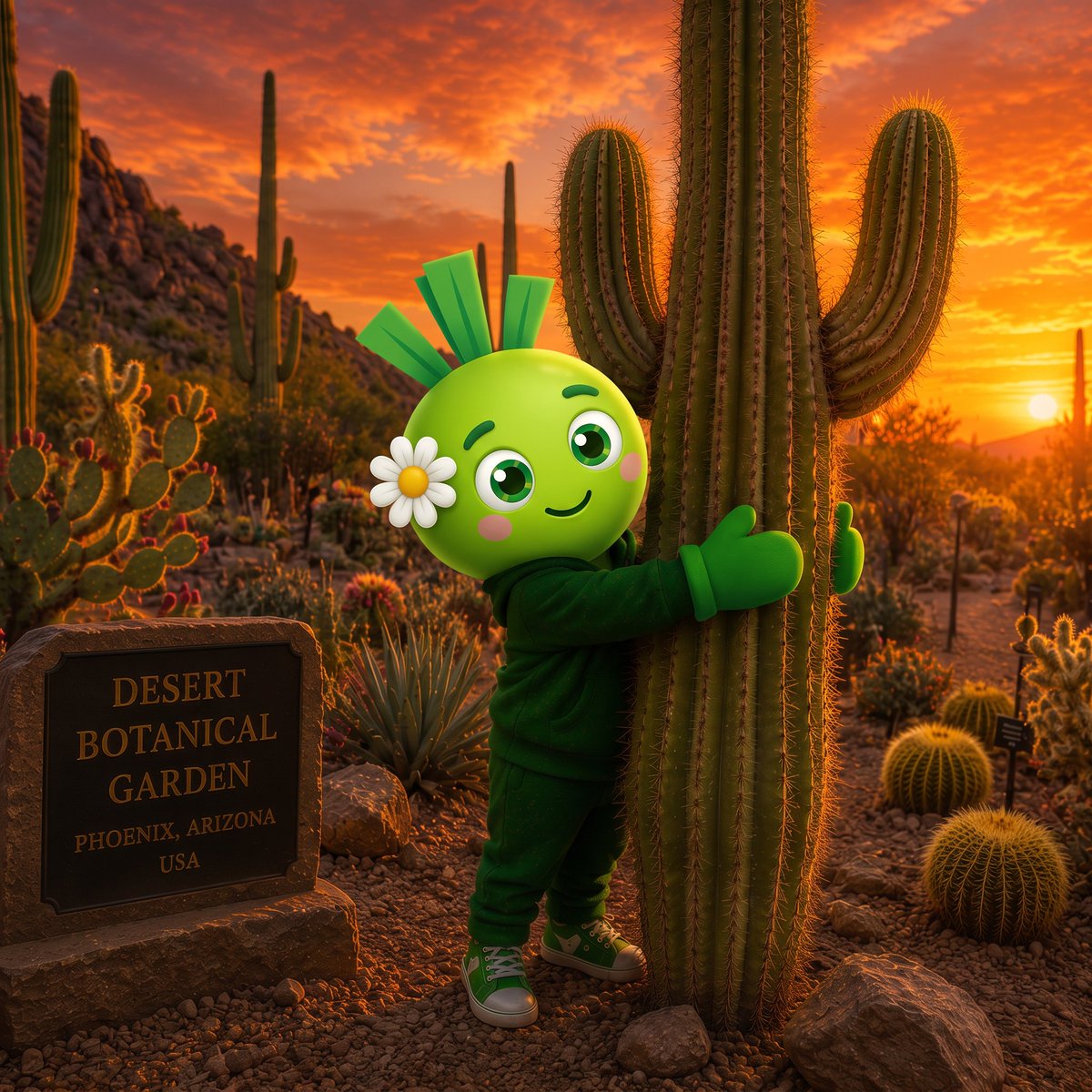 bloomvxv's tweet photo. Even the desert grows. no excuses. 🌵🌱Desert Botanical Garden — Phoenix, Arizona, USA. https://t.co/2CYQxdv7lv