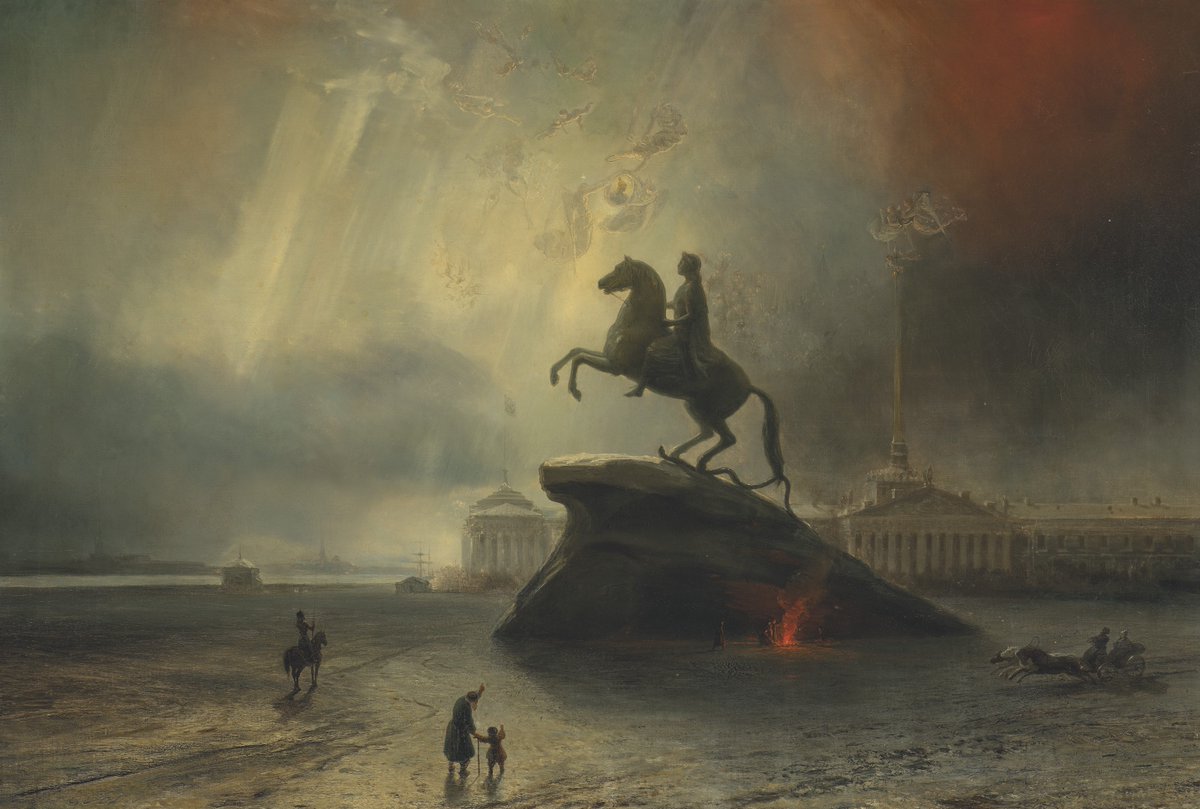 DailyClassicArt's tweet photo. Henriette Gudin - "The Bronze Horseman" https://t.co/Ib3sI8rTQk