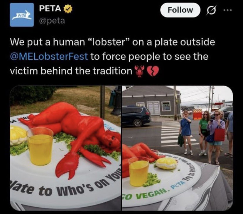plasticmugg's tweet photo. PETA trippin if they think i wont eat dat too https://t.co/xWna6jLFQ5