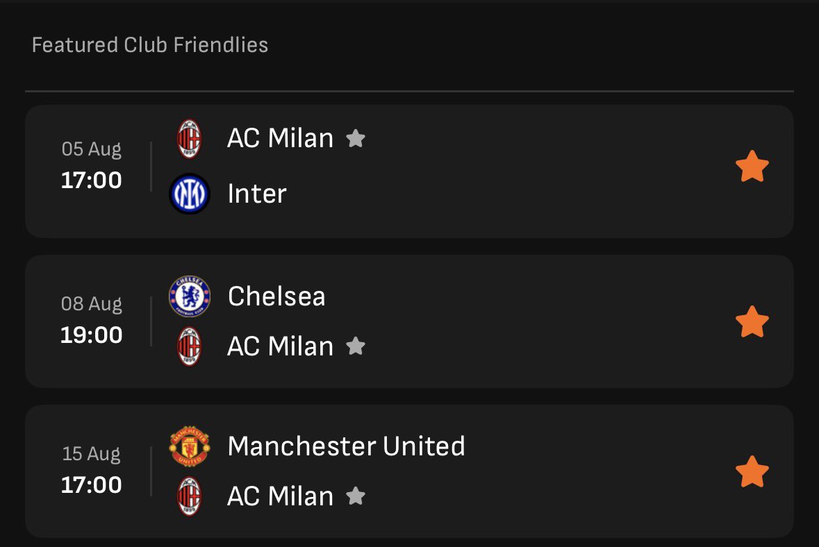 inforossoneri's tweet photo. Milan abis dari Perth langsung terbang ke Indonesia, jeda tiga hari langsung main lagi lawan Chelsea.
Lumayan padet ini jadwal Pemain. https://t.co/RFNRBpP5Nb