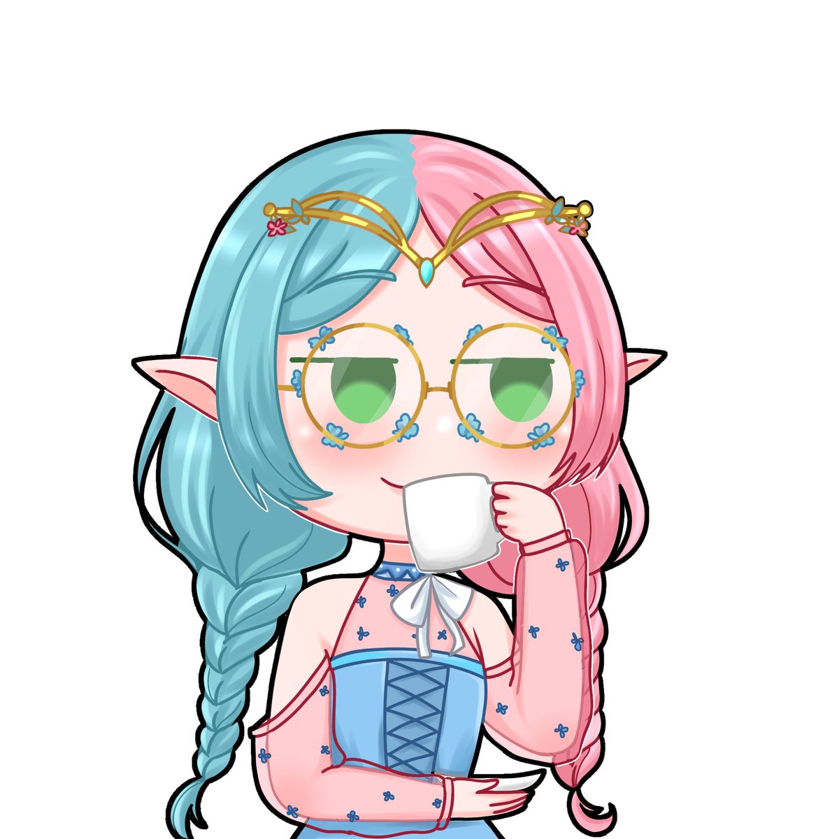 pftfairydust's tweet photo. @Miaussy_Cat @0x4682B4 hello! omg im sorry but can the #0xCustomizableModel really can do two toned hair like this? like yours?

thank you for answering 😊☺️ https://t.co/oxjAzrJVFO