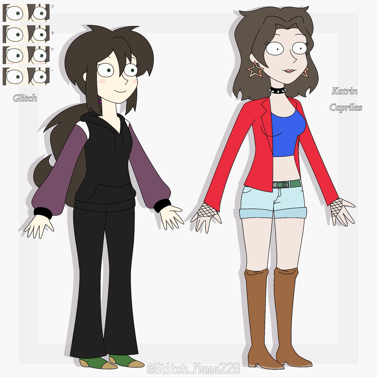 Avtor_Love_You's tweet photo. My Glitch and Katrin in the cartoon :^

#GlitchOC #KatrinCaprilesOC #RickandMorty #RickandMortyOC https://t.co/0yIfcr8WCD