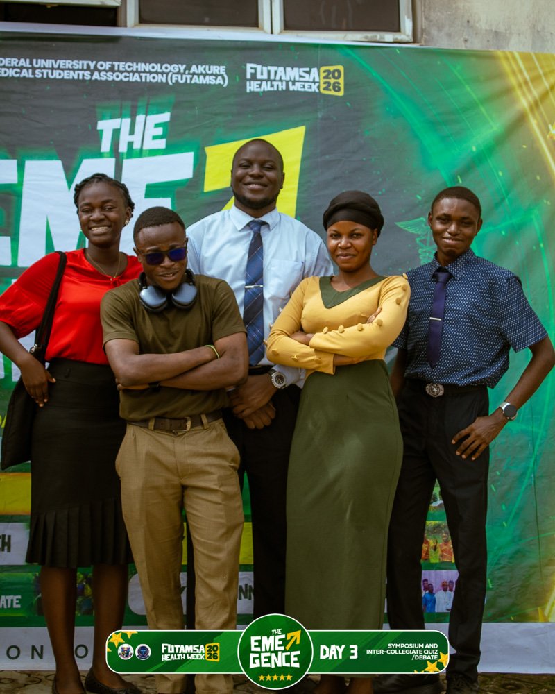 DocGreene2004's tweet photo. With @futa_msa serving a health week for the ages, last week had to be a lot. The packed week ended with a dinner on Friday where I was honoured with the Mr FUTAMSA award. Here's to (hopefully a few 😅) more years in the service of the association 
#futamsa #futamsahw #healthweek https://t.co/jZewrST5MJ