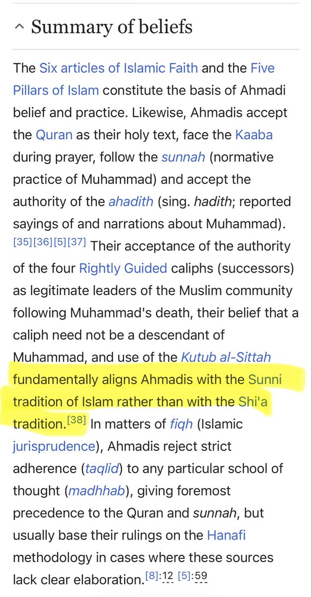 speaktoali's tweet photo. @AydogTrancer @HothaAli Hate to break it to you pal

Qadianis are Sunnis https://t.co/XkZvq2TUe6
