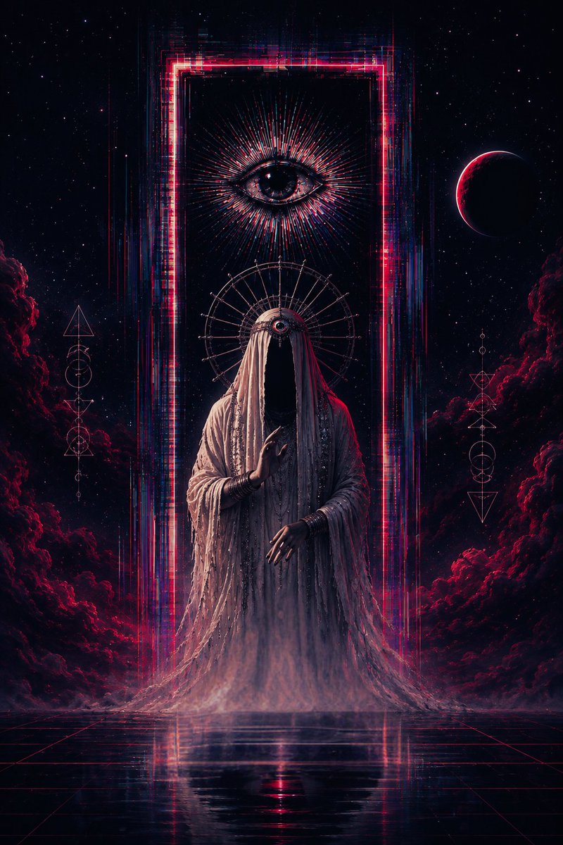 VisualAlchArt's tweet photo. Decrypting the divine. The observer is the architecture. https://t.co/hefgQ31HEo