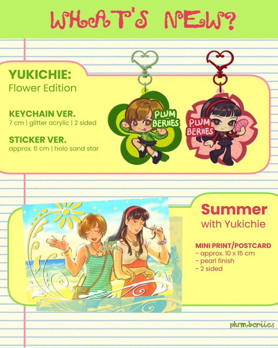 plumberiies's tweet photo. yukichie sh0p update 🍀🌸!!!

i hope to add more yukichie stuff in the future… i love them sm 

🔗: in replies
(1/2) https://t.co/RcssOP9TOe
