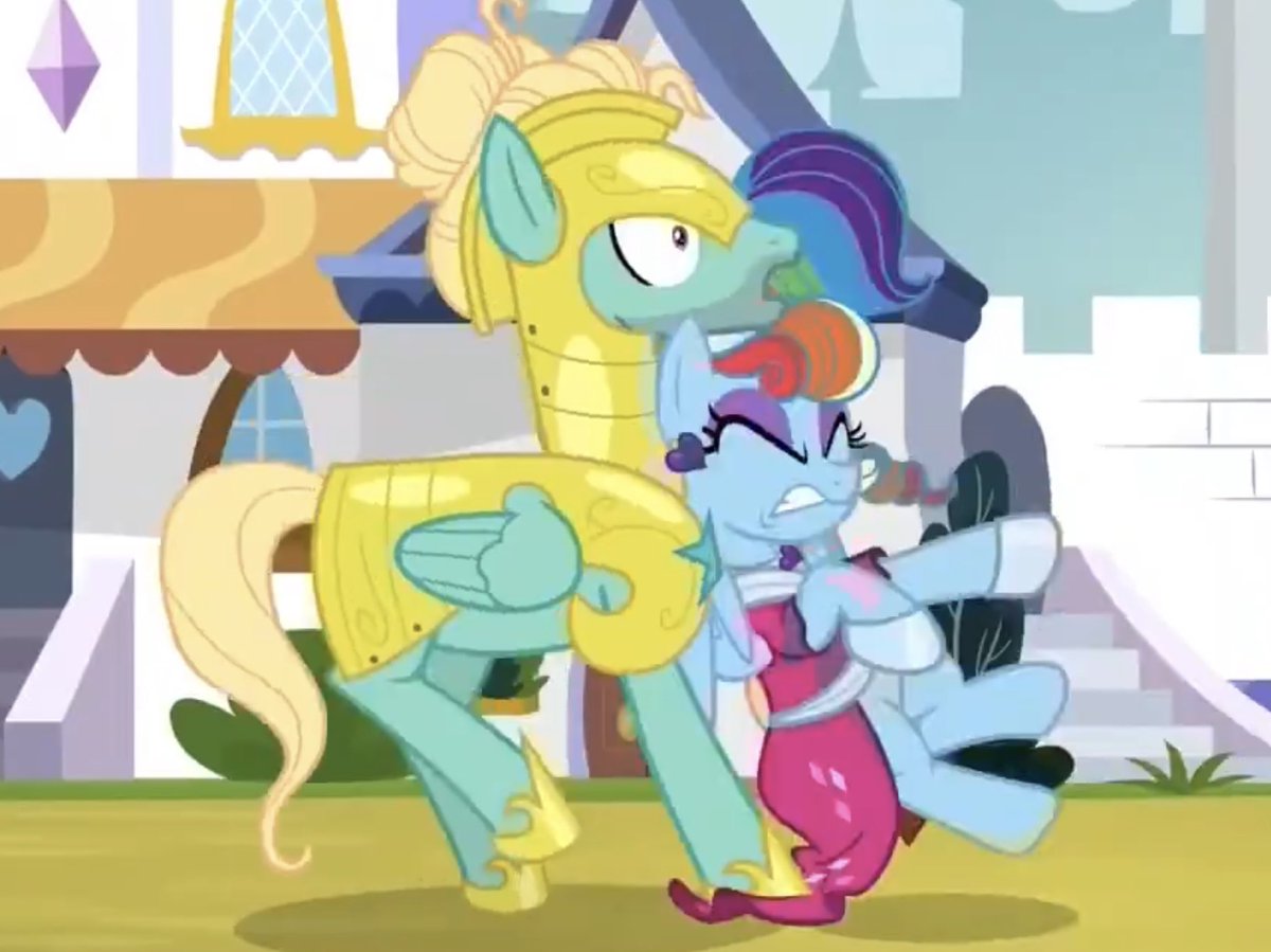 caughtyasnoopin's tweet photo. @floofinian Now that you mention it- he DID back up and stop smiling when dashie started reciprocating, he genuinely didnt mean to trip her, and when he caught her he kept a LOT of distance. https://t.co/saeFTa1GdS