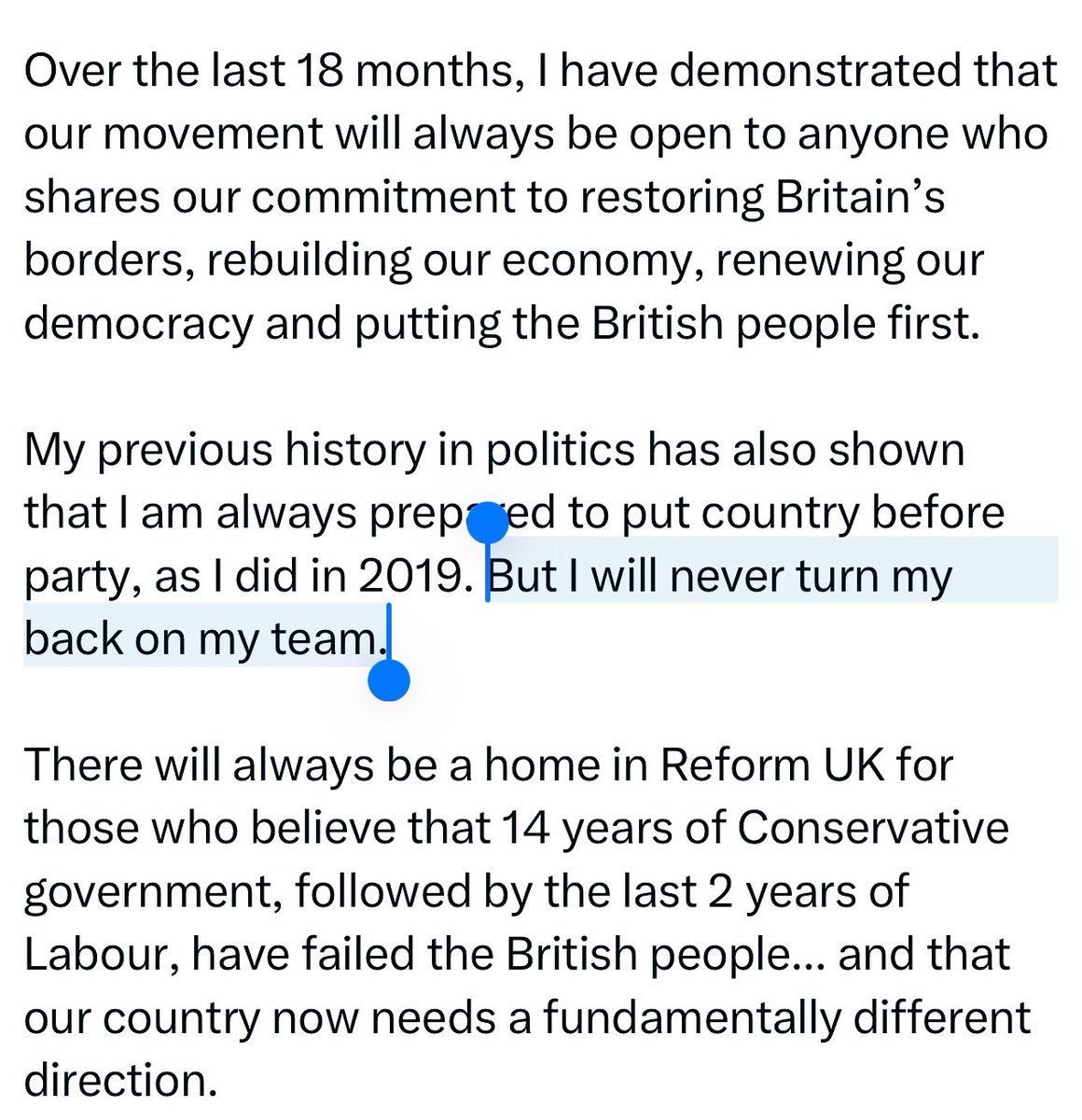 RaheemKassam's tweet photo. Bingo. That means no deal, @RupertLowe10.

But as I say, the one thing you can do to perhaps change that is write the formal apologies to the party staff you abused when this all kicked off.

That was all that was ever asked of you, and would show that you’re serious. https://t.co/dVHnK6CyVd