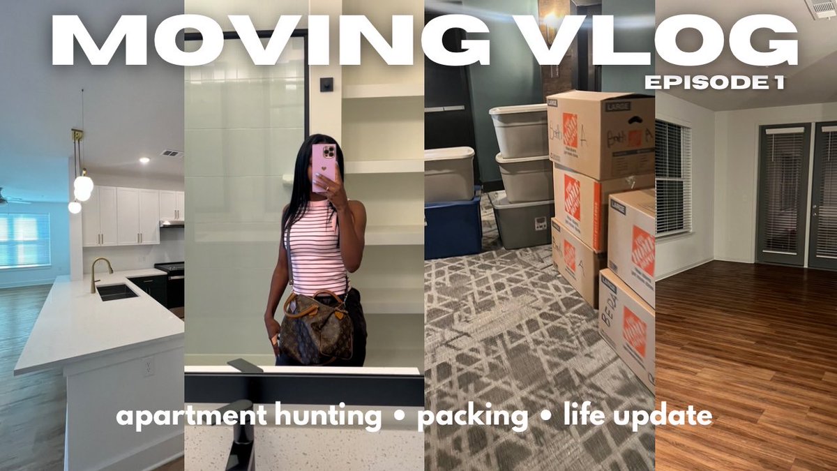 MashiaMajor_'s tweet photo. MOVING VLOG | I'm Moving! Apartment Hunting + Packing &amp; Life Update
https://t.co/NLTrTt6Cbh https://t.co/LbEmywBc13