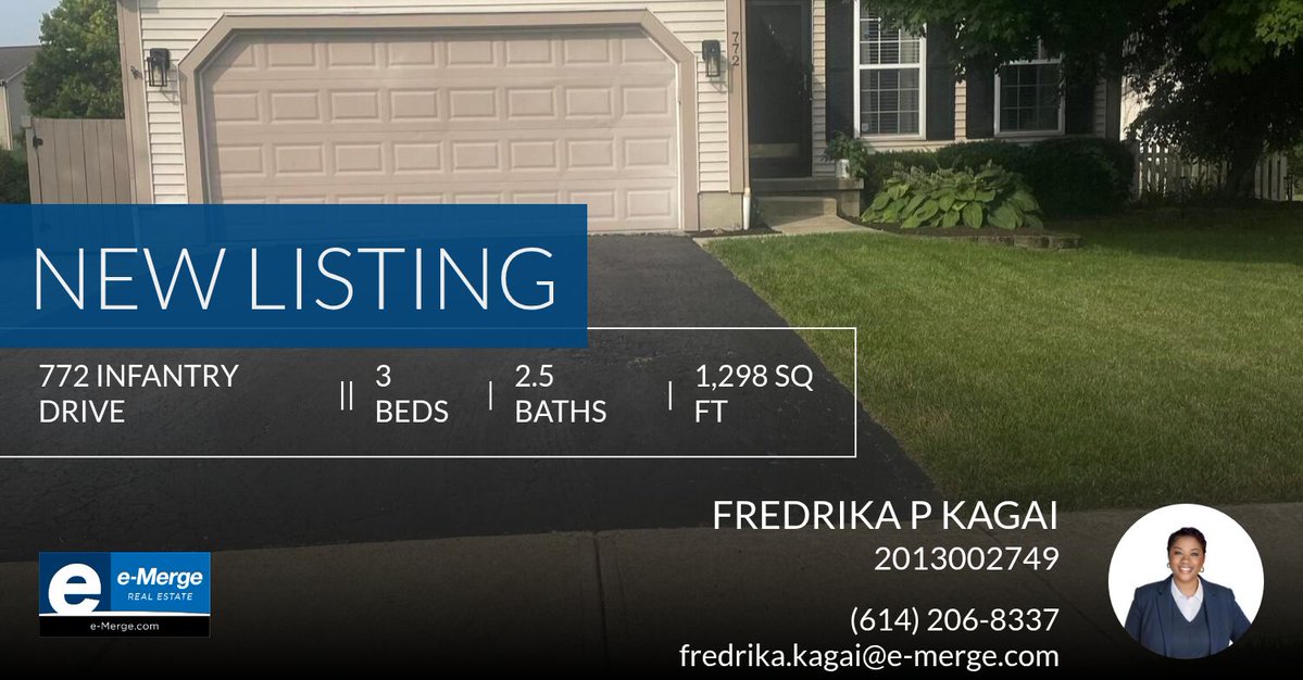 FPKagai's tweet photo. 📍 New Listing 📍 Take a look at this fantastic new property that just hit the market located at 772 Infantry Drive in Galloway. Reach out here or at (614) 206-8337 for more information!

Listed by Tammy Van Leer https://t.co/Jdywm6jsAP https://t.co/oTXV21SkEU
