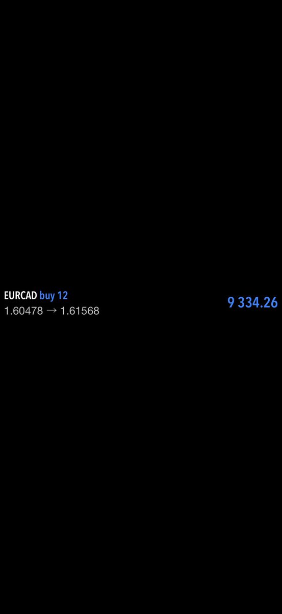 princess_mmasi's tweet photo. Trading has built something in me I never thought I’d have, PATIENCE❕

The 2023 version of me would have closed this trade days ago just to lock in profit.

Instead, I watched the position for over a week, trusted my analysis, and let the market do what it was supposed to do.

One thing trading teaches you very quickly is that impatience is expensive.

Every time you cut winners short, force an entry, or chase a move, the market sends you the invoice.

Patience isn’t just a personality trait anymore. It’s a profitable one😌

$EURCAD
