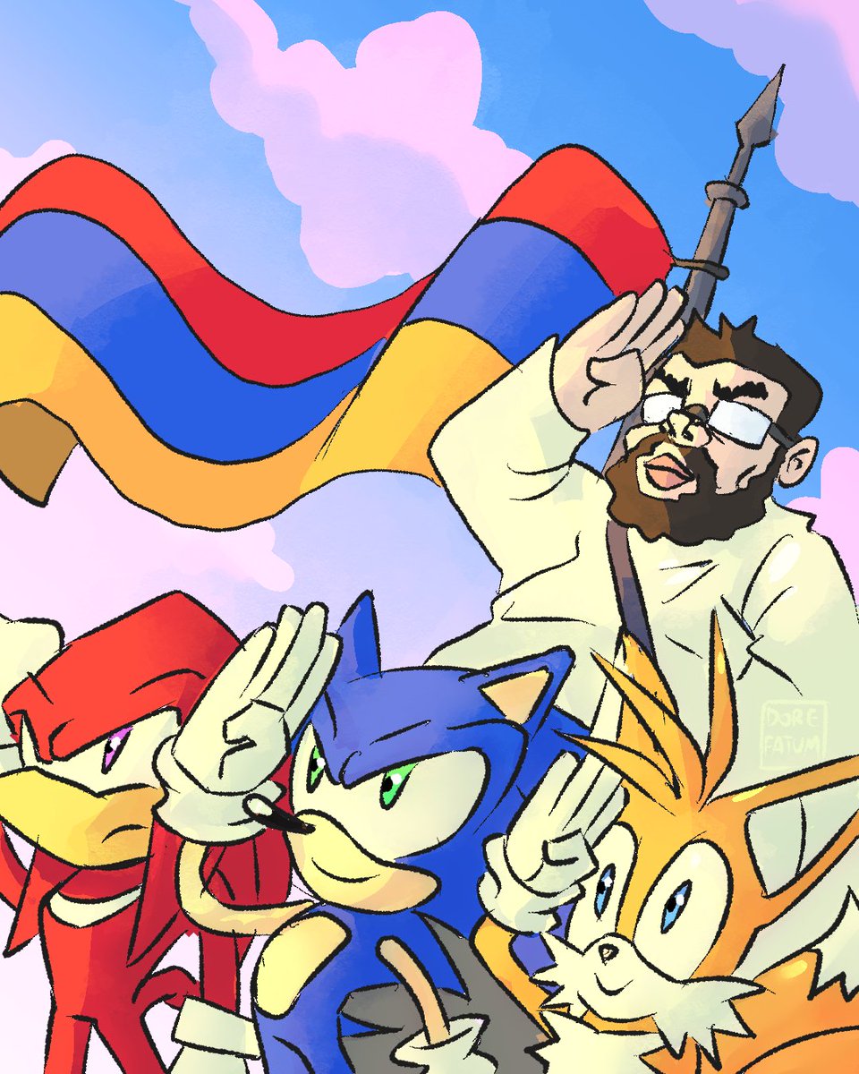 DoreFatum's tweet photo. GLORY TO ARMENIA!! A NATION OF TRUE SONIC HEROES 💪🇦🇲 https://t.co/4MfDovMbV0