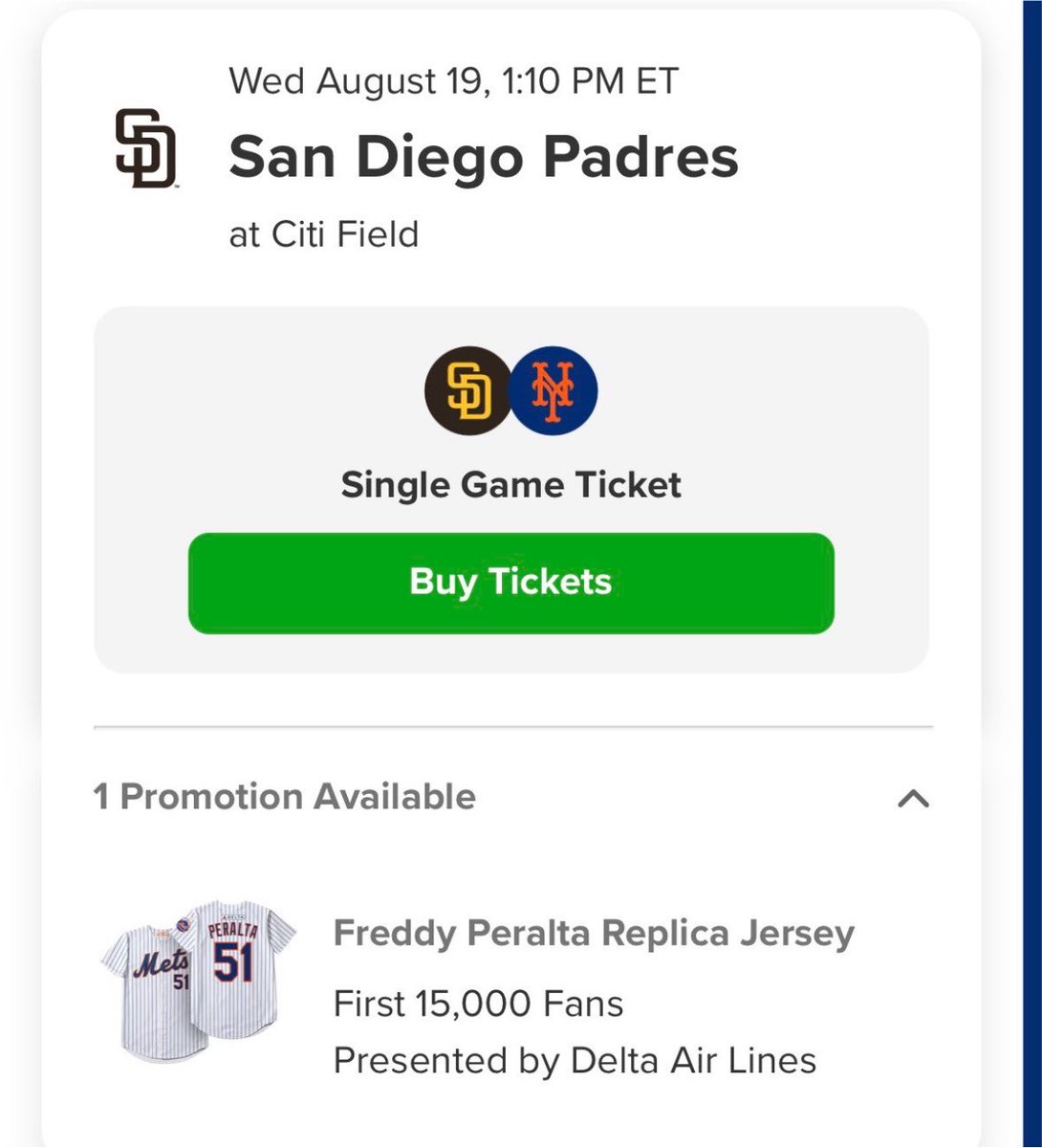 JakeBrownLive's tweet photo. Wonder what the August 19th giveaway at Citi Field on a Wednesday night 15 games out will be now! https://t.co/ireEmbfusx