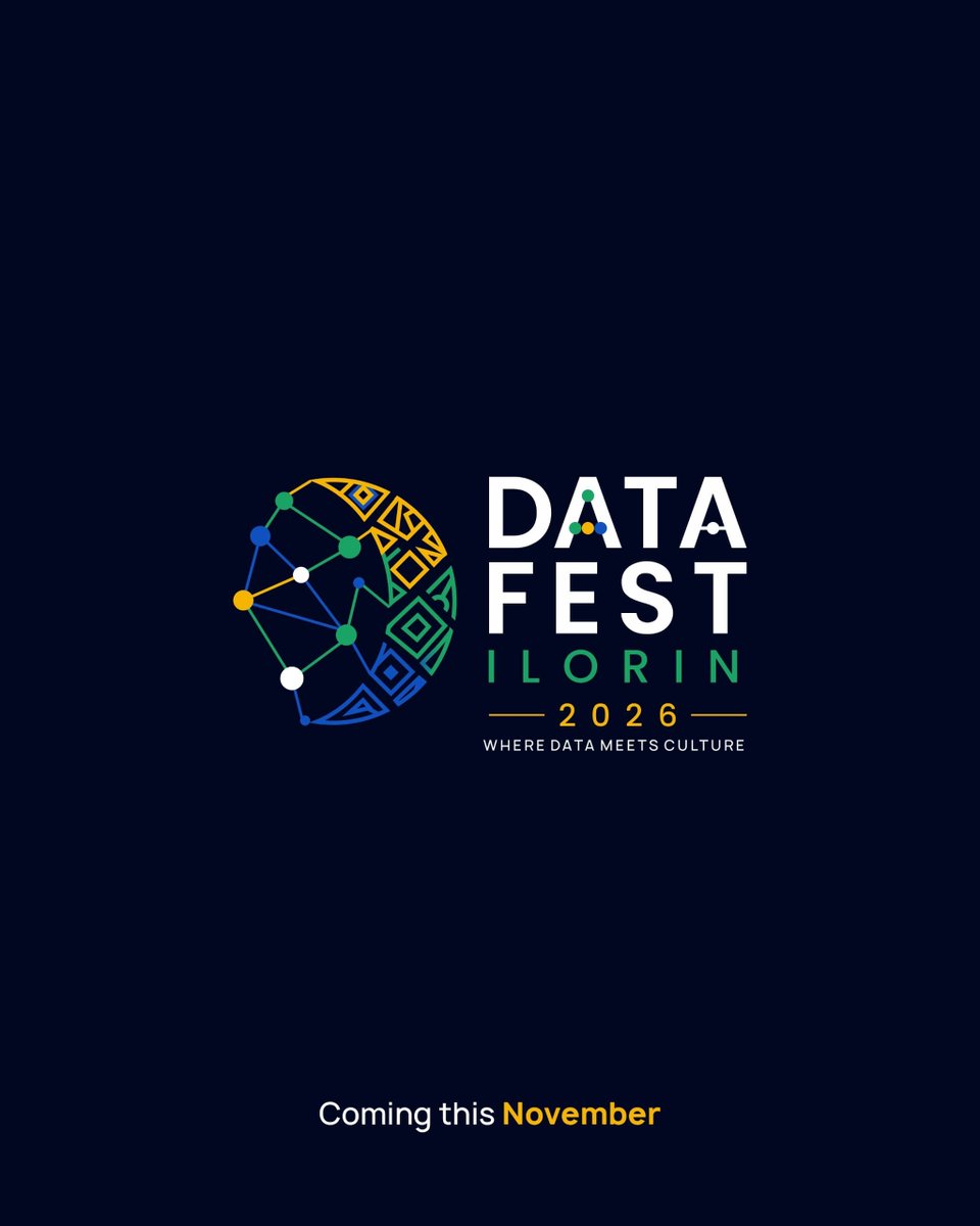ibn_wittig's tweet photo. Hello X

I am the Convener of the DataFest Ilorin

In the next couple of days you'll be seeing #DataFestIlorin posts on my page. 
Do not hesitate to be part of it.

Be there to witness how Data Analysis can save and help preserve our heritage and culture 

If you're a Researcher, Historian, Archivist, Librarian, Government agent and Student.

This is for you.

Right here 📍 in ILORIN.
This November ❤️