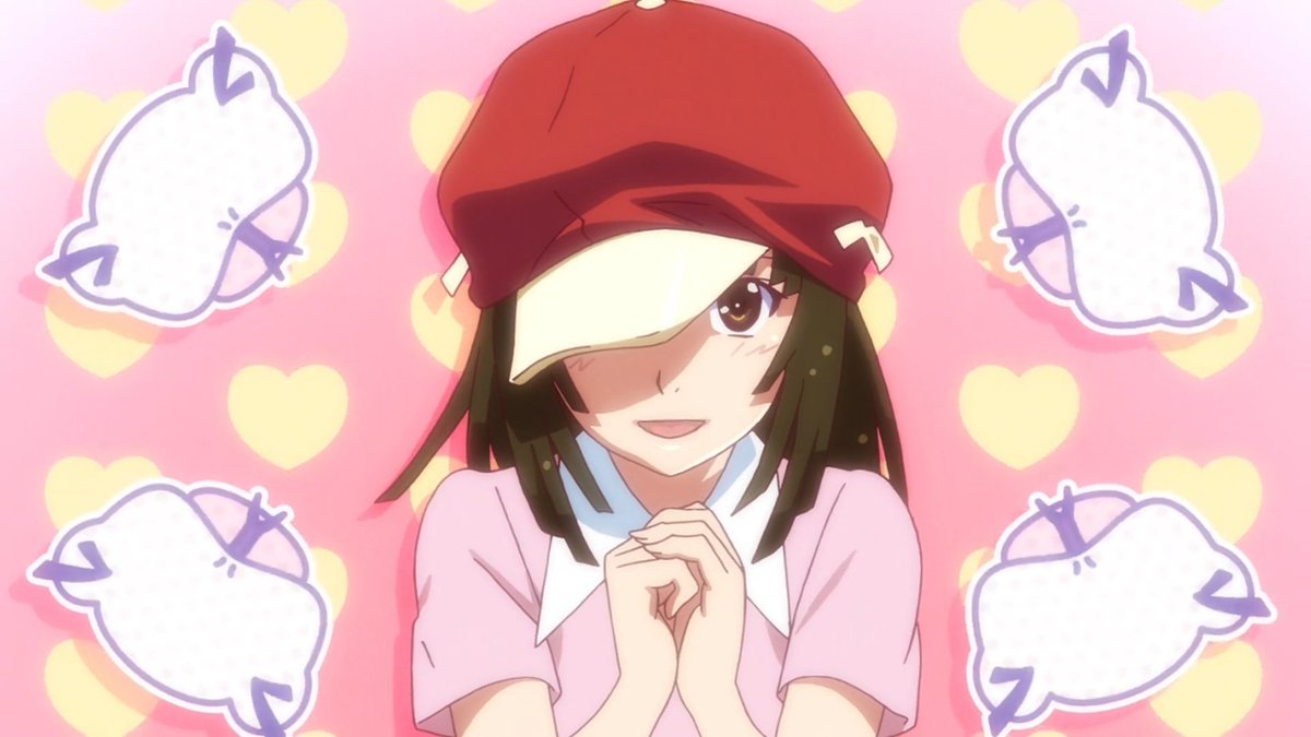 niejchijou's tweet photo. this is easily one of my favorite nadeko outfits in the series .. its very basic, i know, but i love it regardless just because its her https://t.co/7pXvwPbtRL