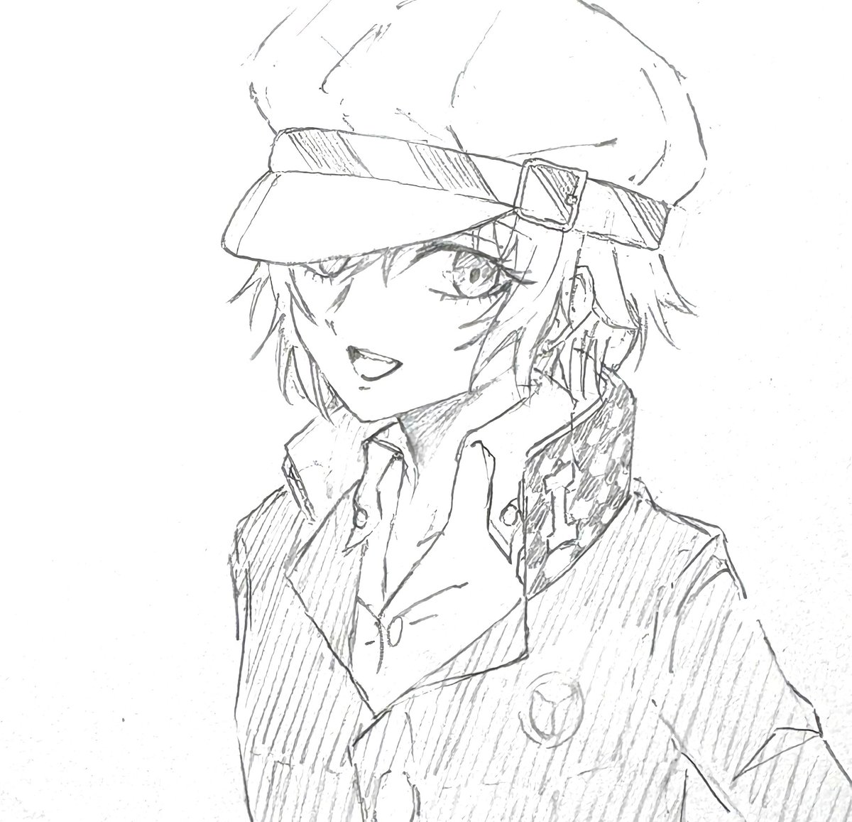 Hello_srgn's tweet photo. 帽子の練習 https://t.co/GcRM9fh8Lg