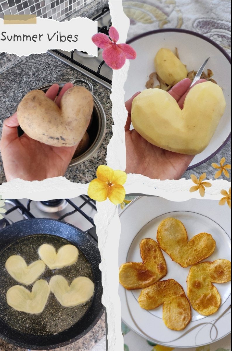b_elmadibi's tweet photo. Ömrümde bi daha kaç kere kalp şeklinde patates denk gelir bilmem 😂😍 https://t.co/L7r5NmPwgk