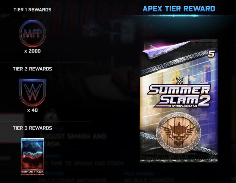 TPWSpodcast's tweet photo. #WWE2K26 

Smash &amp; Stash Rewards - Before &amp; After
From Earning Up To 10 - To Now 4
We Need The Old System Back! https://t.co/K5AcR8hEUW