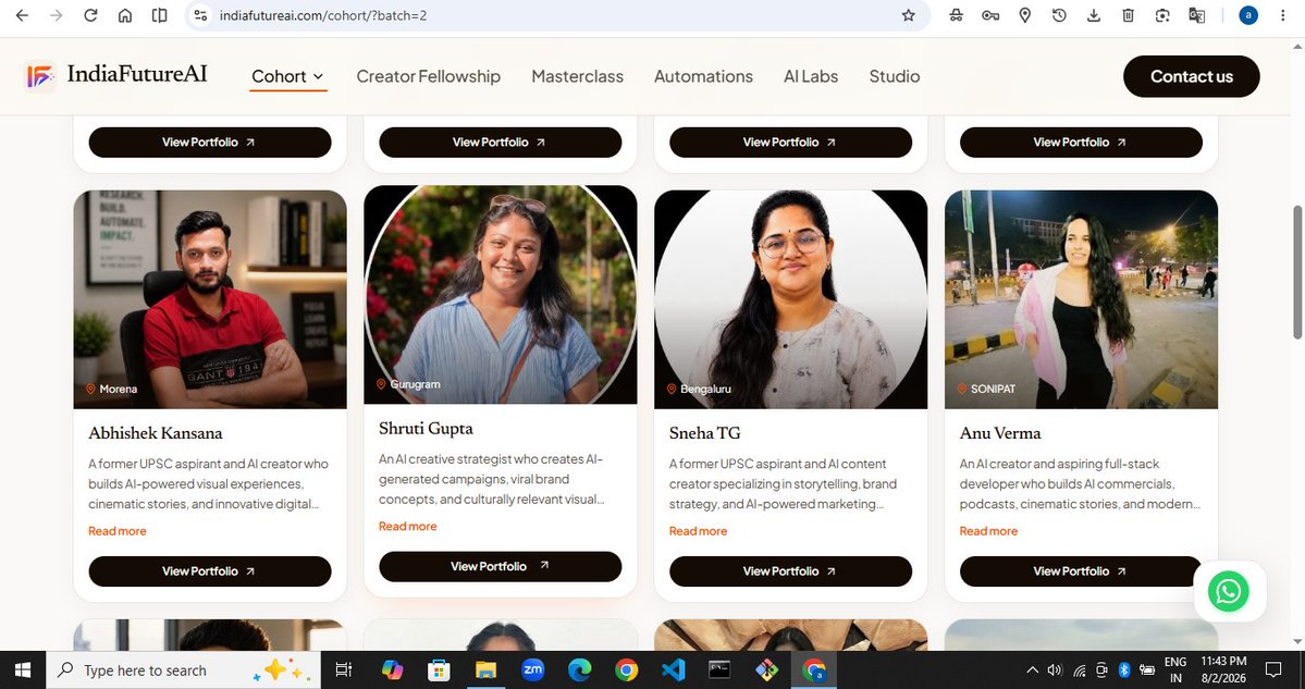 anuverma171091's tweet photo. Excited to share that my portfolio has been featured on 
https://t.co/sBA8x5xnEN

A huge thank you to @CSEPlanB and @phimaanshu sir for the guidance, support, and opportunity throughout this journey.

Looking forward to building, learning, and sharing many more projects ahead https://t.co/nRAxl4oqi9