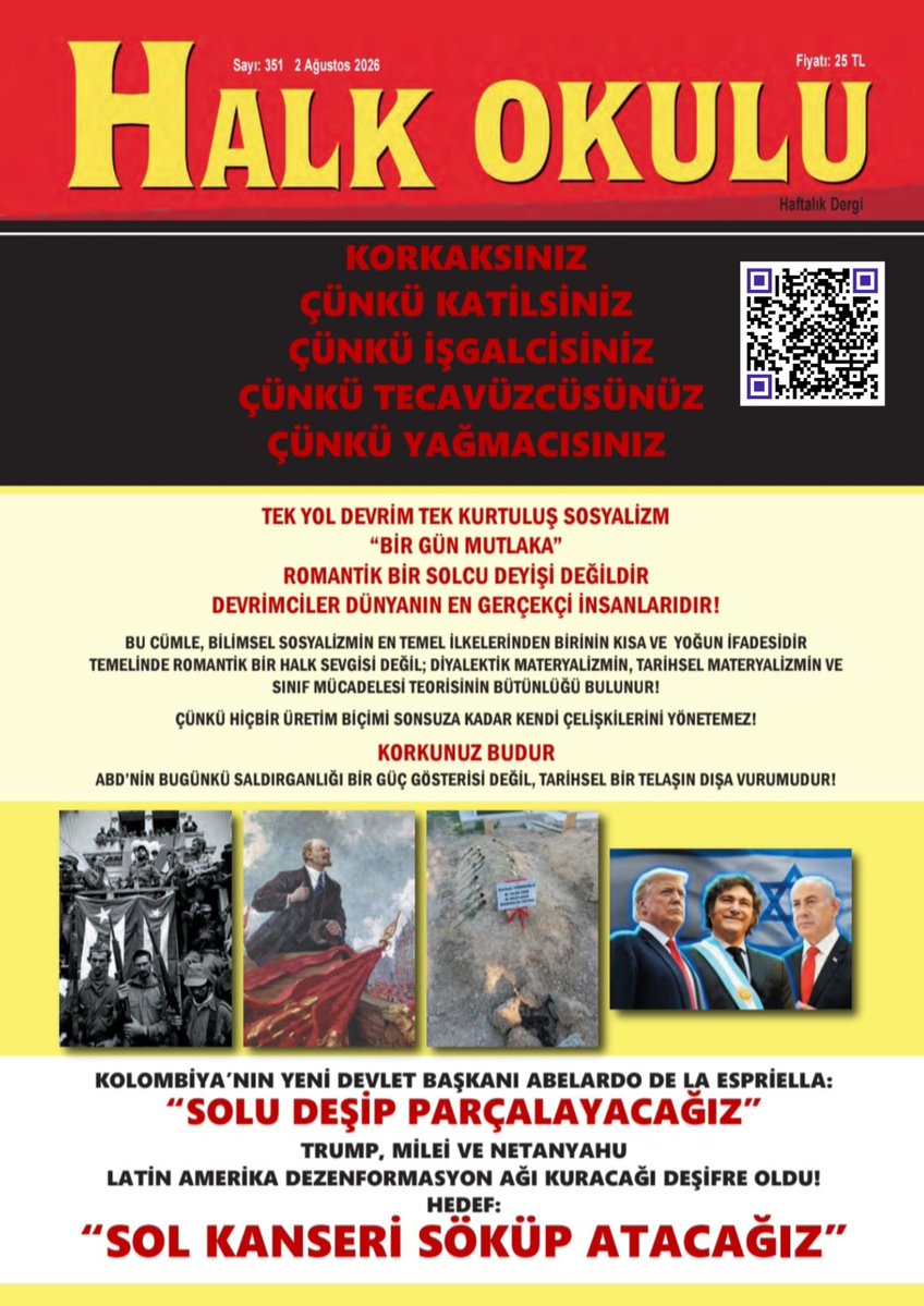 cayanbizim's tweet photo. HALK OKULU DERGİSİNİN 351. SAYISI ÇIKTI OKUYALIM OKUTALIM 
@3tayadliaileler @sariGazi0 @Okmburasi
@KadikyHalkx7 @yildizmodatoly8 

https://t.co/zZ6pp6Xqdh https://t.co/Da8APVvefR