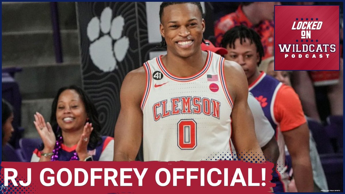 LOWildcats's tweet photo. LIVE SHOW! RJ GODFREY COMMITS TO ARIZONA

What this means for Arizona (Final 4 squad)

RJ expectations

Eligibility thoughts

BIGGEST AREAS OF STRENGTH

https://t.co/BVR3zpHAr8 https://t.co/tBjmtSbxA8
