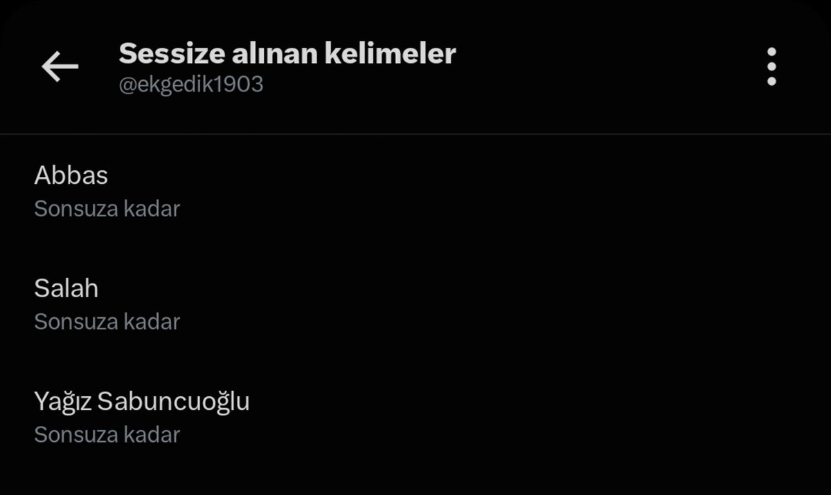 ekgedik1903's tweet photo. Yağız Abbas ve Salah isimlerini sessize aldım 
Taymı biraz temizleyelim 
Kabak tadı verdiler https://t.co/OFRlvgEQjZ